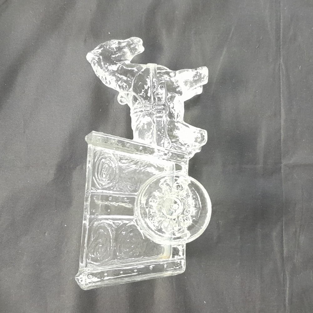 Glass Horse Drawn Wagon